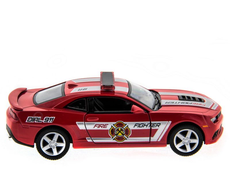 Машина Kinsmart 138 Chevrolet Camaro 2014 PoliceFire инерция 112шт бк