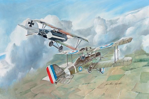 Сборная модель САМОЛЕТ SE5a and ALBATROS DIII, шт
