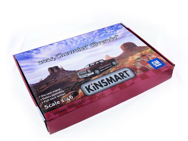 Машина Kinsmart 146 Chevrolet Silverado инерция 112шт  бк