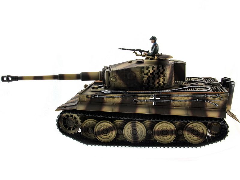 Радиоуправляемый танк Taigen 116 Tiger 1 Германия, поздняя версия 24G RTR летний камуфляж
