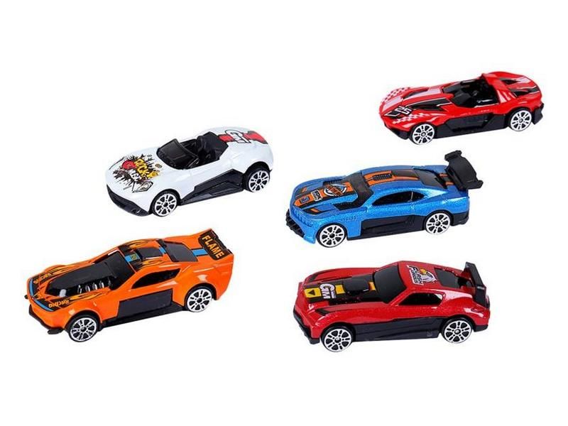 Набор металлических машинок AUTODRIVE Гоночные машины 5шт вк 299,54см