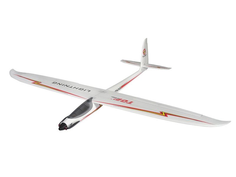 Радиоуправляемый планер Top RC Lightning V1 Propeller Power System 1500мм KIT