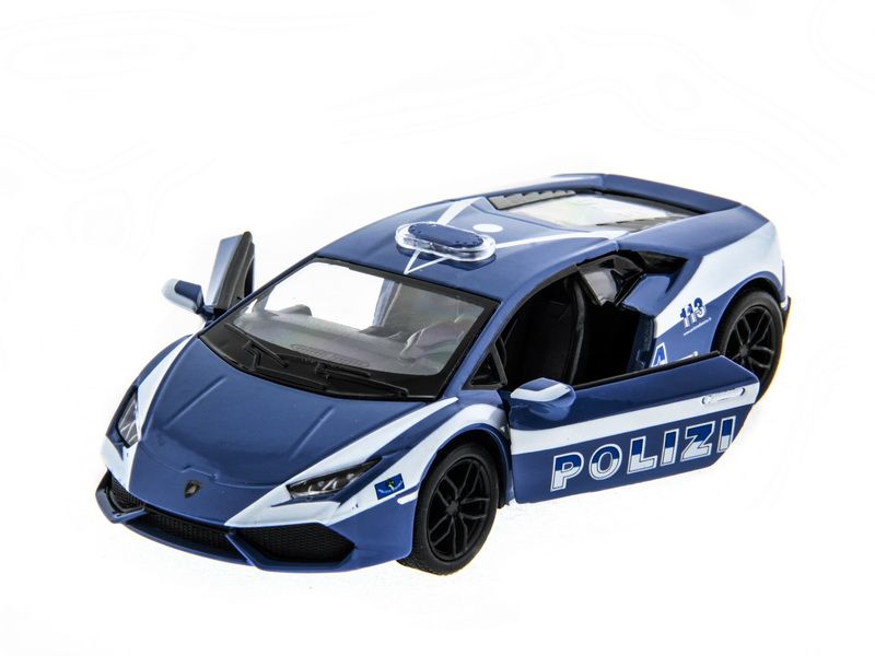 Машина Kinsmart Lamborghini Huracan Police инерция 112шт 136 бк