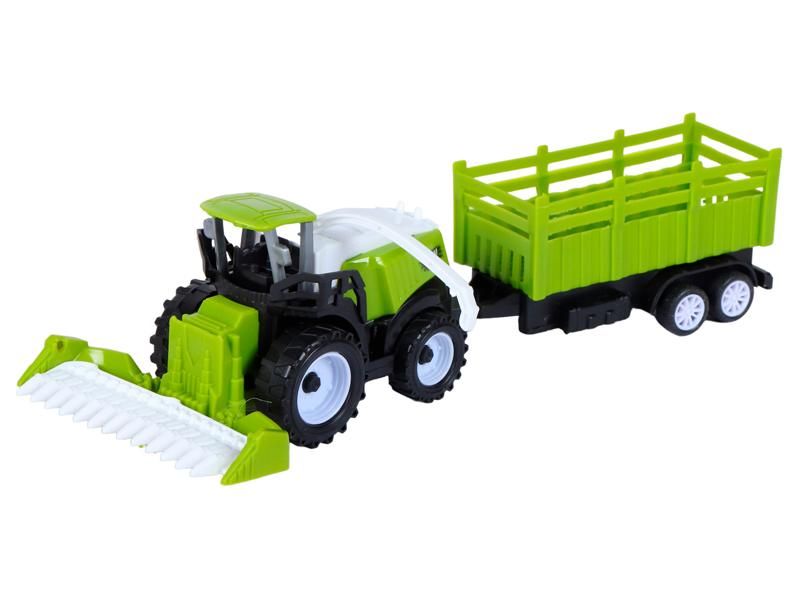 Комбайн AUTODRIVE с косилкой, инерционный, с прицепом, вк 266,58,8 см