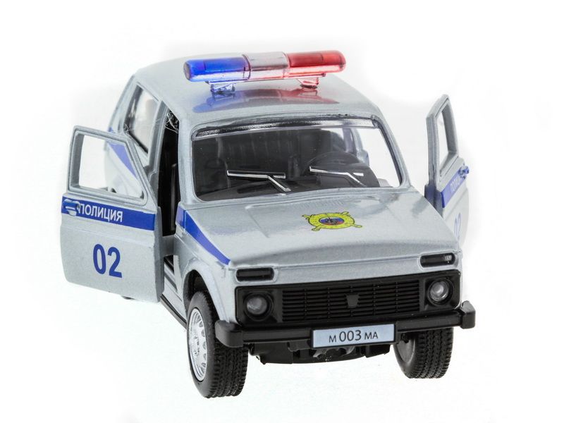 Машина АВТОПАНОРАМА инерц ВАЗ 2121 150, вк 1275,5 см, серебристая