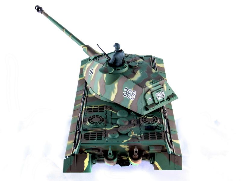 Радиоуправляемый танк Heng Long 116 KingTiger Германия 24G RTR PRO краснокоричневый