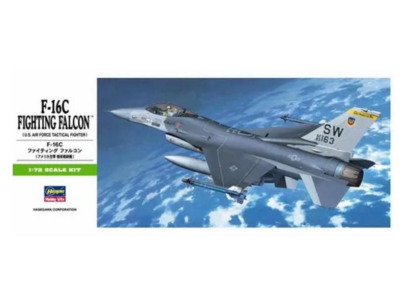 Сборная модель Hasegawa Самолет F16C FF, 172