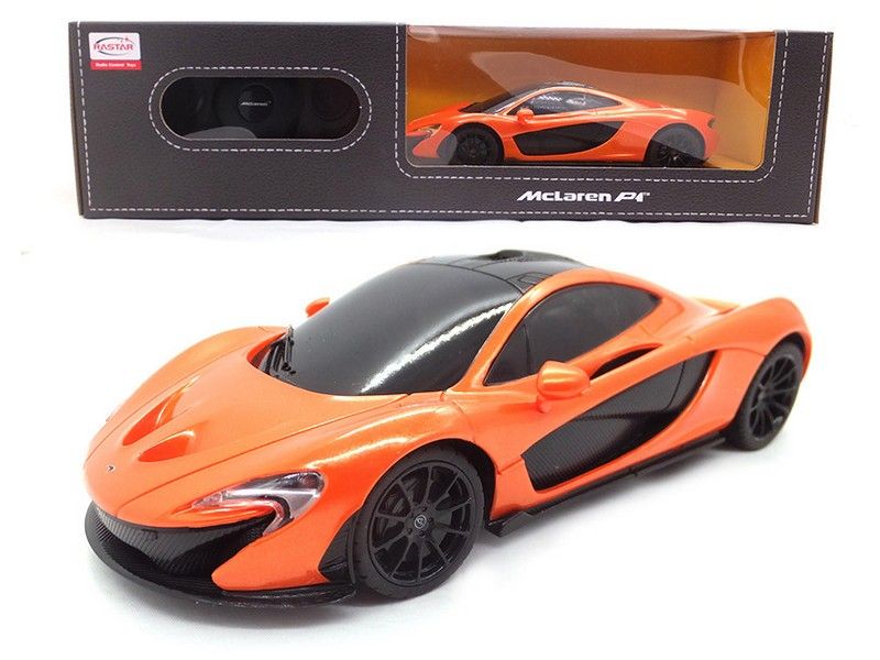 Радиоуправляемая машина Rastar McLaren P1 124, цвет оранжевый 40MHZ