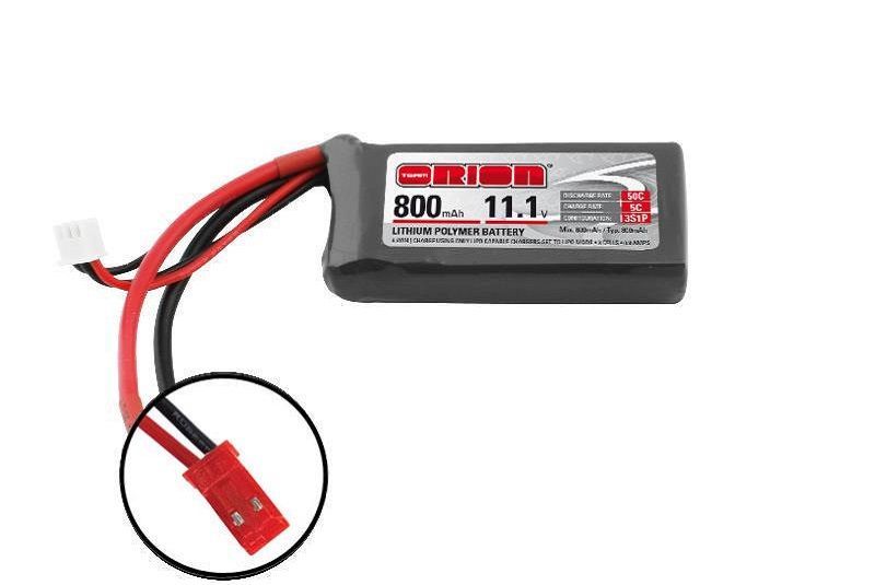 Аккумулятор Team Orion LiPo 800mah 111 3S 50C, шт