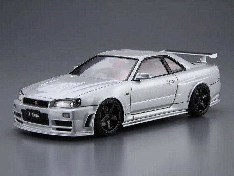Сборная модель AOSHIMA Nissan Skyline GTR R34 Nismo Ztune 04