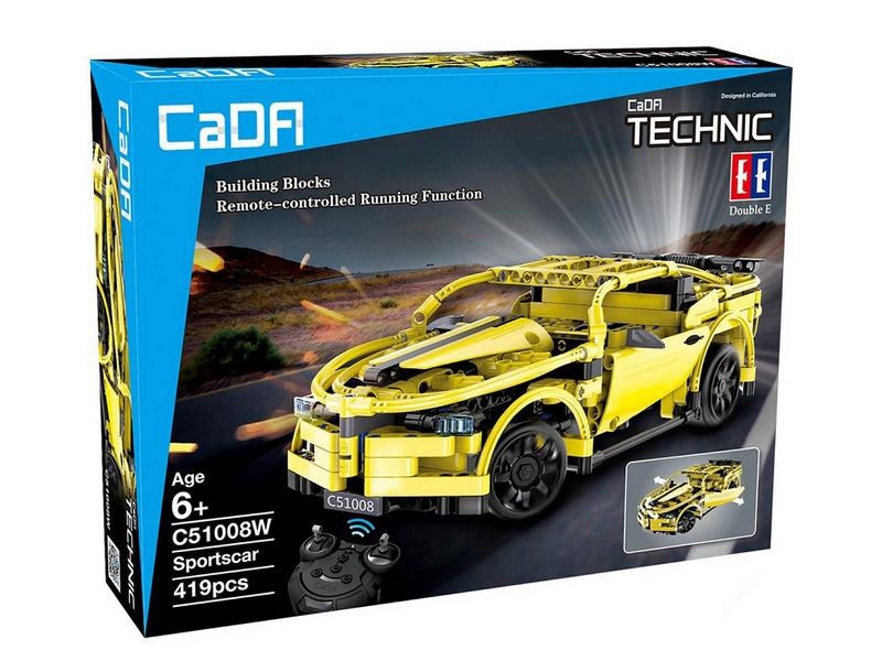 РУ конструктор CaDA Technic спортивная машина 419 деталей