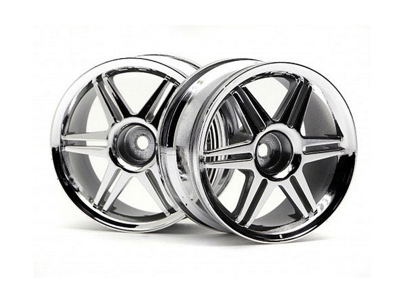 Диски 110  12 спиц CORSA CHROME 26MM  вынос 3MM 2шт