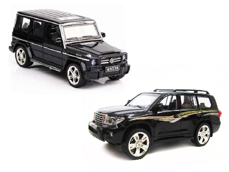 Машина XLG TOYOTA PRADOMERCEDES G55 M923JM923K 124, свет, звук, инерция 14шт бк