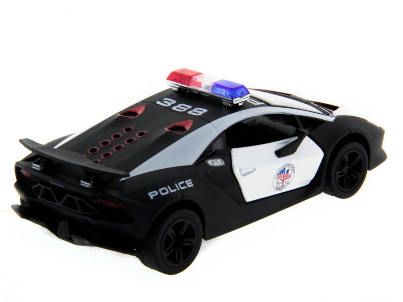 Машина Kinsmart 140 Lamborghini Police Sesto Elemento в асс инерция 112шт бк