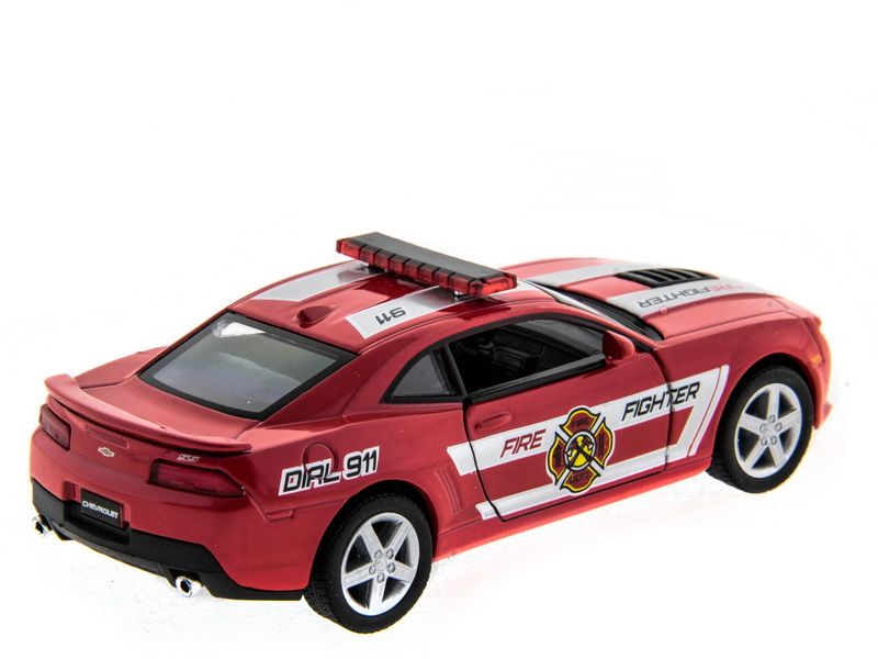 Машина Kinsmart 138 Chevrolet Camaro 2014 PoliceFire инерция 112шт бк