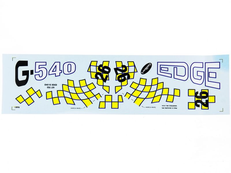Сборная дермодельСамолет Edge 540 Guillows  114