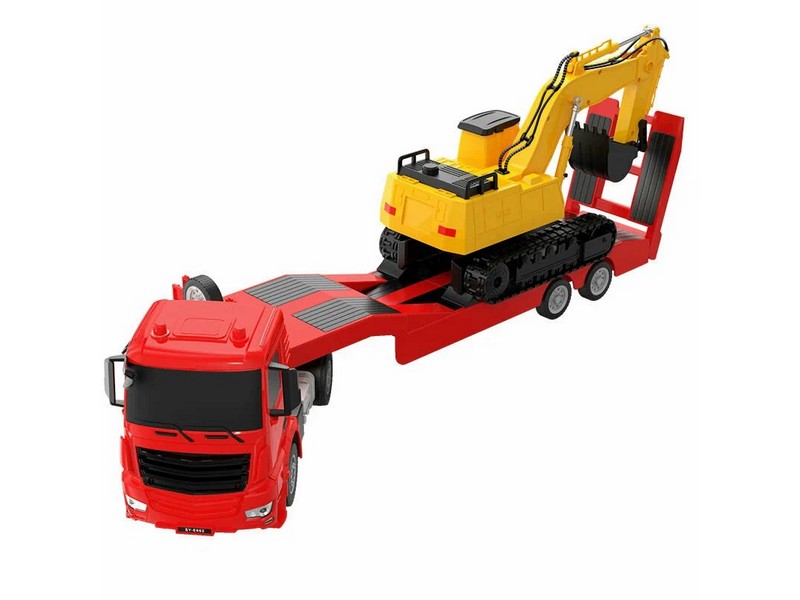 Радиоуправляемый тягач с тралом Double Eagle MercedesBenz Aroсs 126 24G RTR