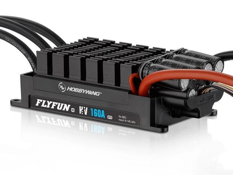 Бесколлекторный регулятор Hobbywing FLYFUN160AHVOPTOV5 160A200A, Aircraft