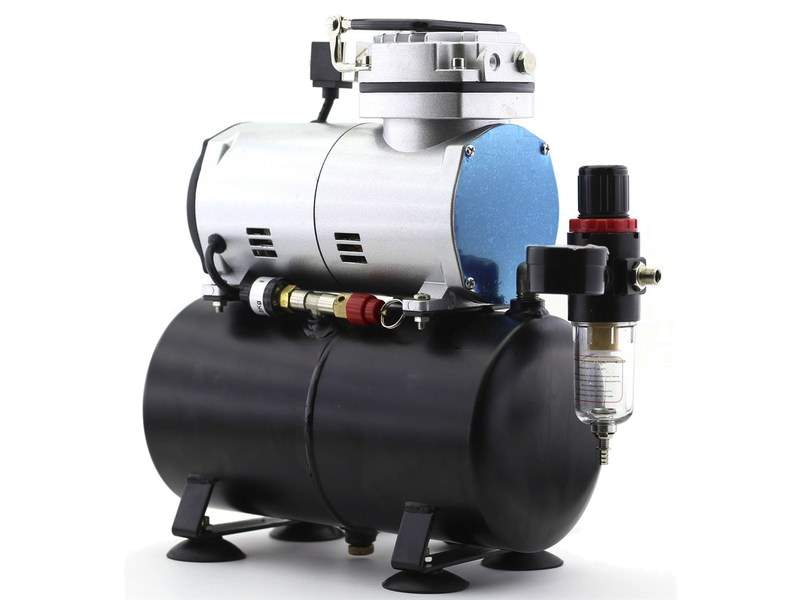 Компрессор JAS 1208, с регулятором давления, автоматика, два режима работы, ресивер