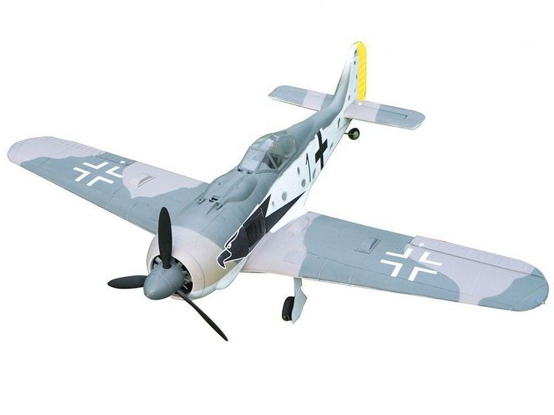 Радиоуправляемый самолет Top RC FW190 1200мм закрылки, шасси 24G 6ch LiPo RTF