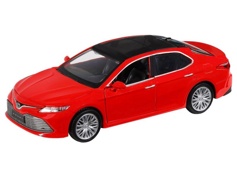 Машина АВТОПАНОРАМА Toyota Camry, красный, 132, свет, звук, инерция, вк 17,513,59 см