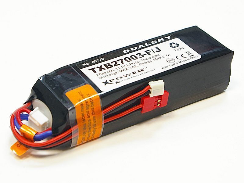 Аккумулятор Dualsky TXB LiPo 2700mAn 111V 2754A