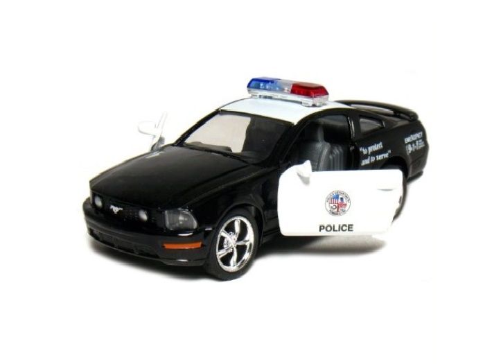 Машина Kinsmart 138 FORD Mustang GT Police инерция 112шт бк