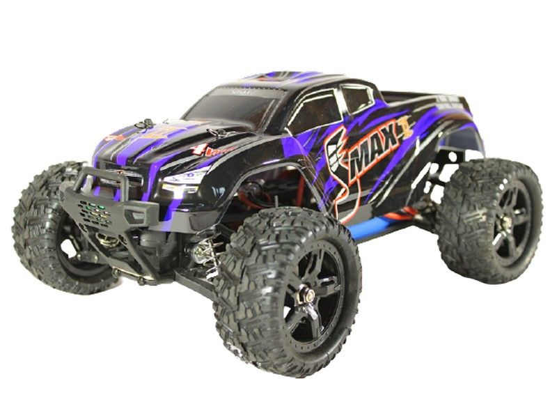 Радиоуправляемый монстр Remo Hobby SMAX Brushless V20 синий 4WD 24G 116 RTR