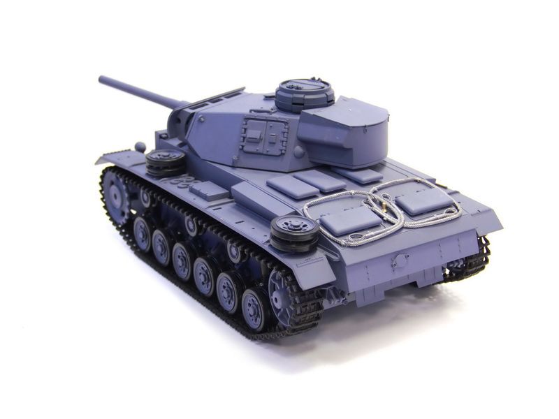 Радиоуправляемый танк Heng Long 116 Panzerkampfwagen III Германия 24G RTR темносерый