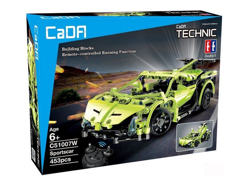 РУ конструктор CaDA Technic спортивная машина 453 детали