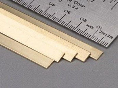 KS полоски латунные гибкие 6,35х0,812,7х0,8мм 3шт