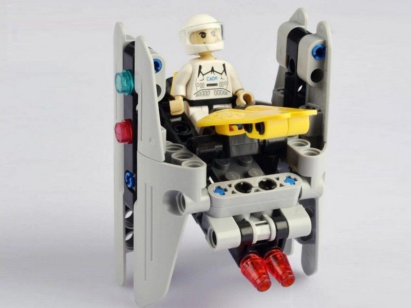 Конструктор CaDA Technic звездный отряд, соберите звездный корабль с C54001W02W04W 83 детали