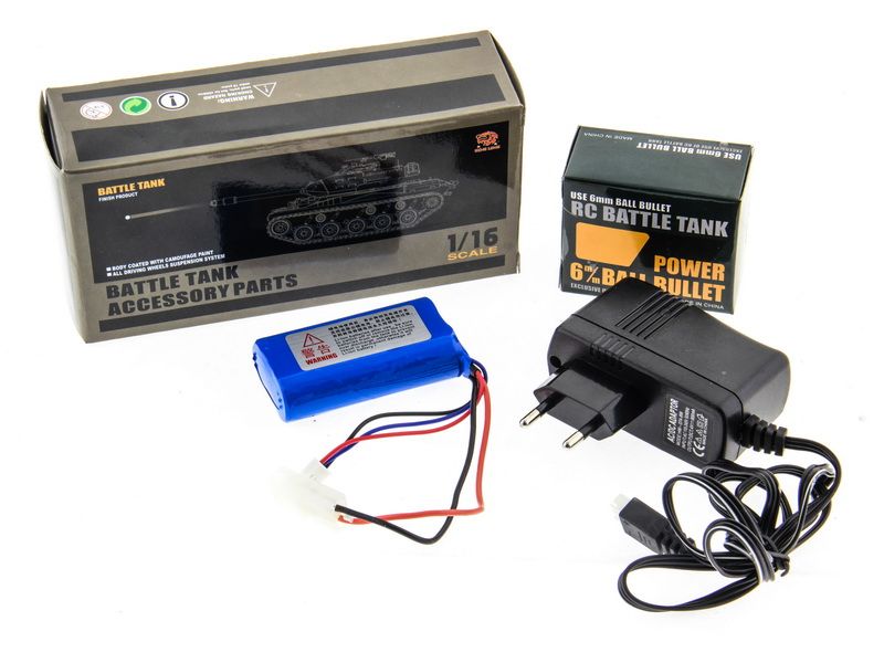 Радиоуправляемый танк Heng Long 116 Panzerkampfwagen III Германия 24G RTR PRO песочный