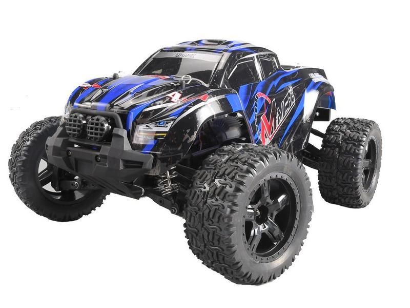 Радиоуправляемый монстр Remo Hobby MMAX Brushless синий 4WD 24G 110 RTR