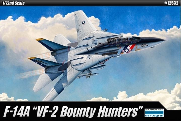 Сборная модель Самолёт F14A VF2 Bounty Hunters 172