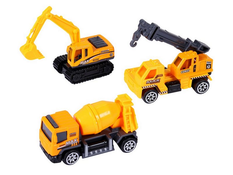 Набор металлических машинок AUTODRIVE JB0403962 Строительная техника 3шт, вк 239,44см
