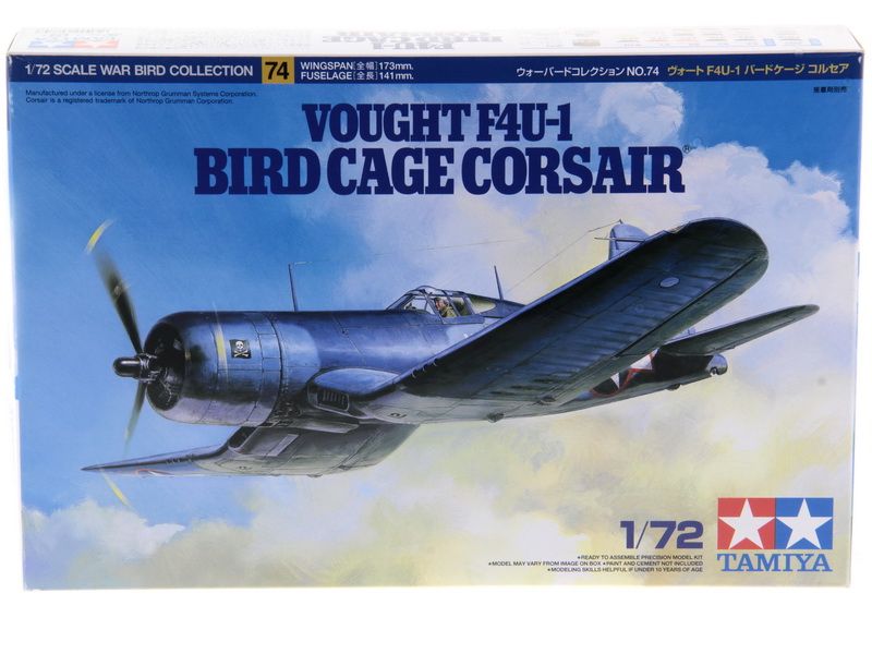Сборная модель 172 Vought F4U1 Bird Cage Corsair