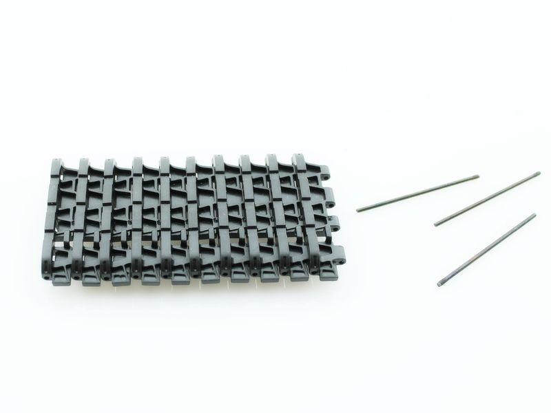 Запасные траки гусениц для танка Tiger 1 ранняя версия, пластик 10 звеньев