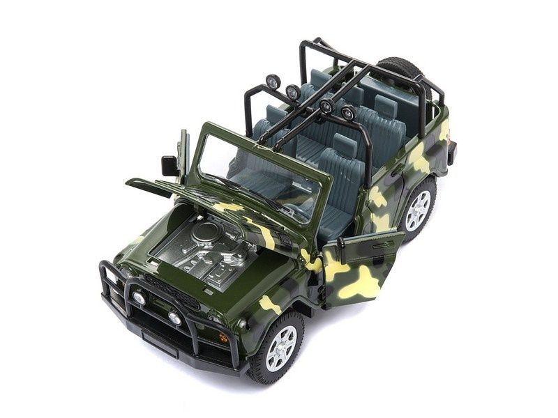 Машина АВТОПАНОРАМА УАЗ469 124 вк 221211 см, камуфляж