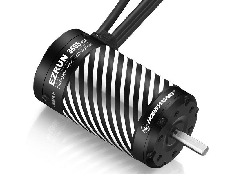 Бесколлекторный мотор Hobbywing EZRUN3665SD2400KVBLACKG3 500165мм, 110 бессенсорный
