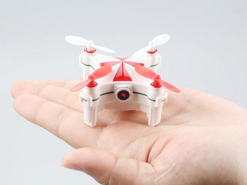 Радиоуправляемый квадрокоптер Cheerson CXOFTX Mini, WiFi, Optical Flow, RTF 24G красный