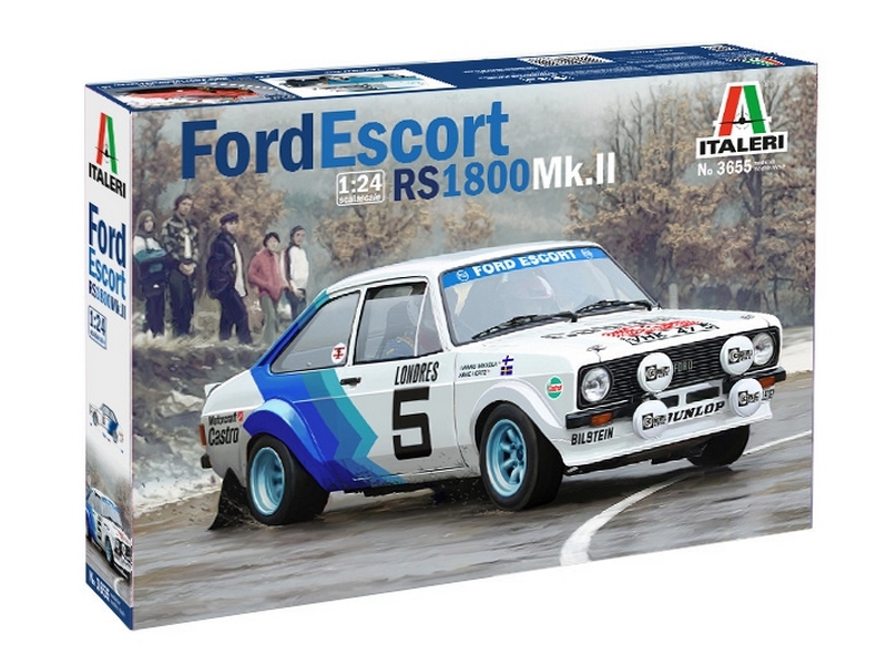 Сборная модель ITALERI 3655ИТ АВТОМОБИЛЬ FORD ESCORT RS1800 Mkll, 124