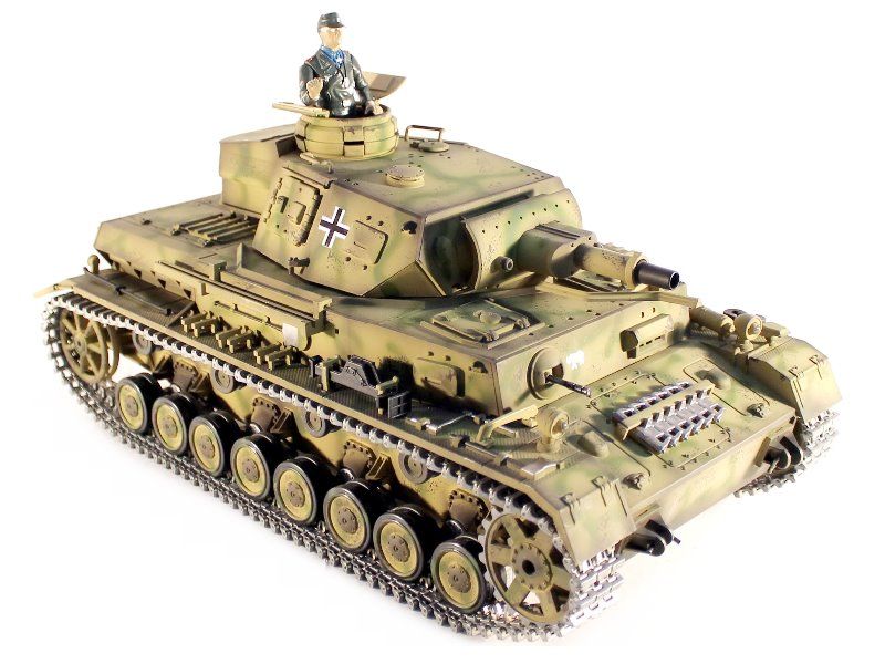 Радиоуправляемый танк Taigen 116 Dak PZKpfw IV Ausf F1 Германия PRO 24G RTR