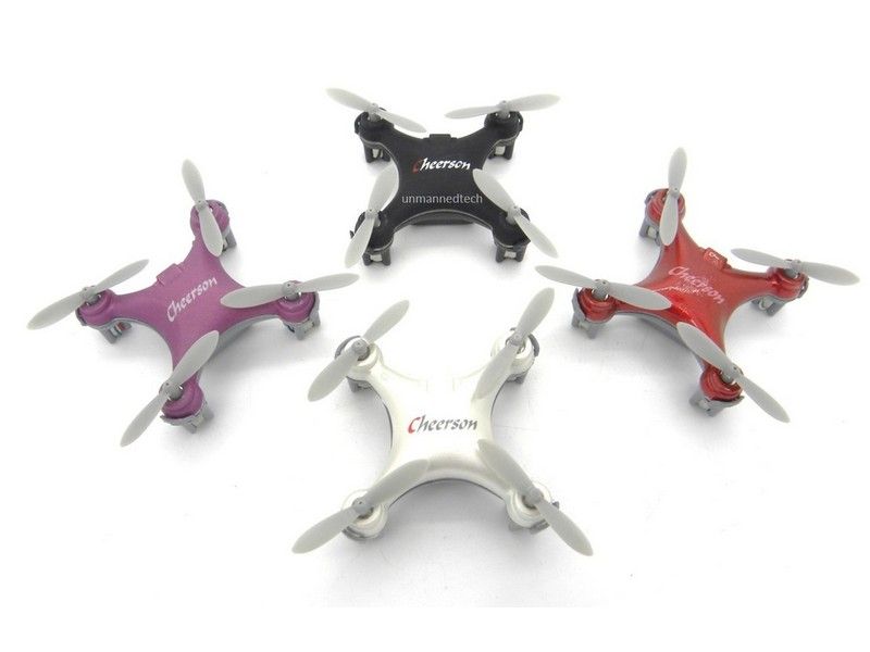 Радиоуправляемый квадрокоптер Cheerson CX10SE Mini RTF 24G розовый