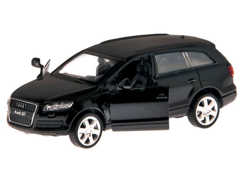 Машина АВТОПАНОРАМА Audi Q7, черный, 143, инерция, откр двери, вк 17,512,56,5 см