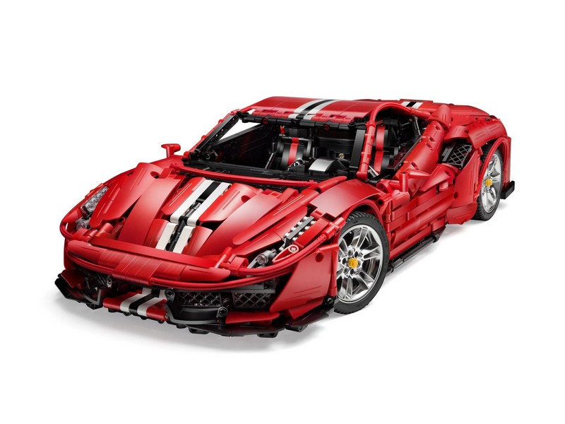 Конструктор CaDA MASTER спорткар Italian Super Car, красный 18 3236 деталей