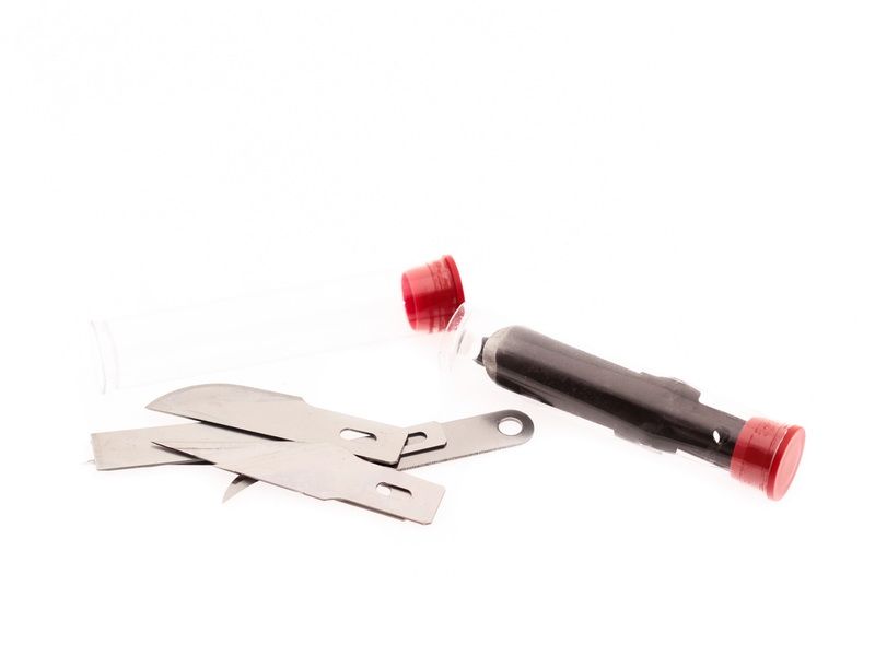 Инструмент MAXX набор ножей №1, 2 и 7  лезвия 10шт