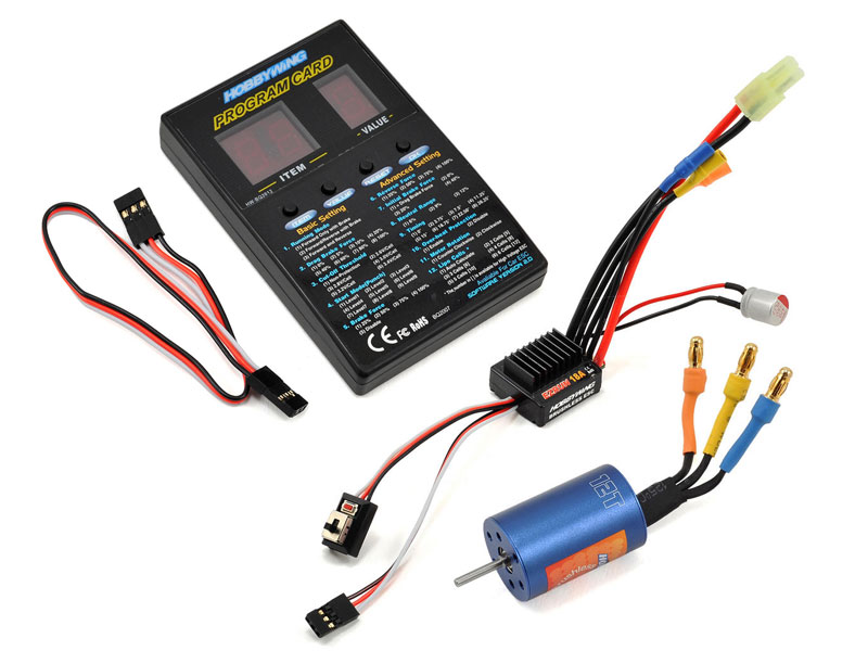 Бесколлекторная бессенсорная система Hobbywing COMBO A2 18A, 5200KV, 118