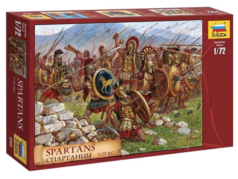 Сборные солдатики ZVEZDA Спартанцы VIV вв до нэ, 172
