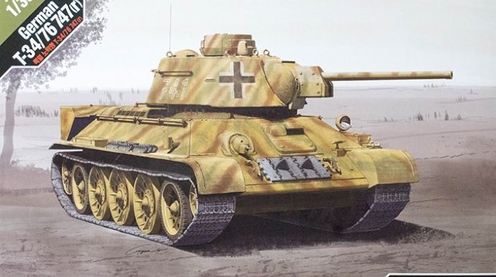 Сборная модель Танк German T3476 747r 135